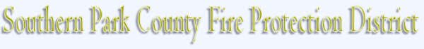 Southern Park County Fire Protection District Stylized Logo